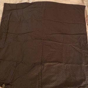 NEW German Luxury Black European Square Pillow Sham